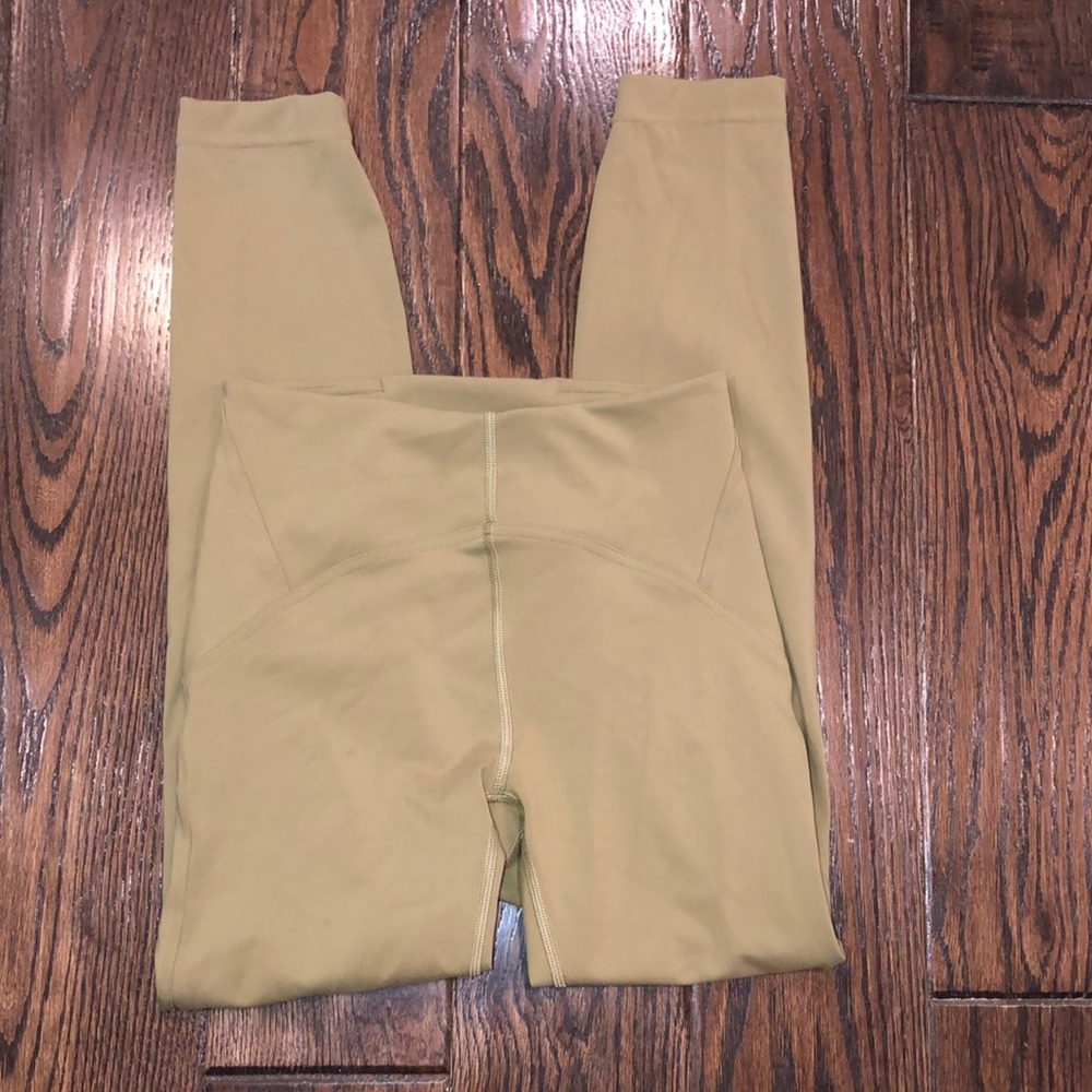 Lululemon green athletic leggings size 4